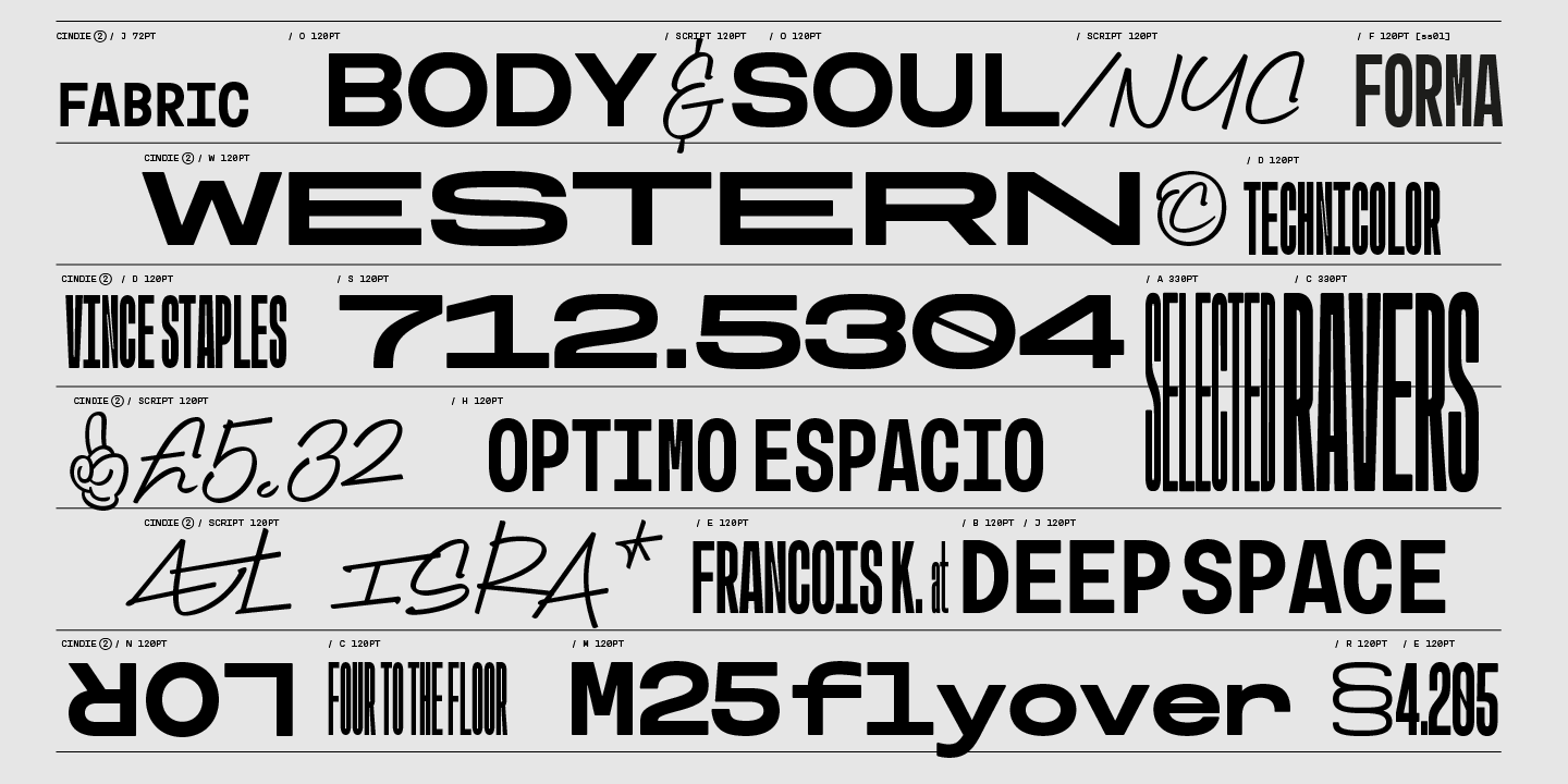 Cindie 2 B Font preview
